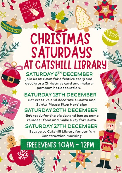 Catshill Library Christmas Saturdays