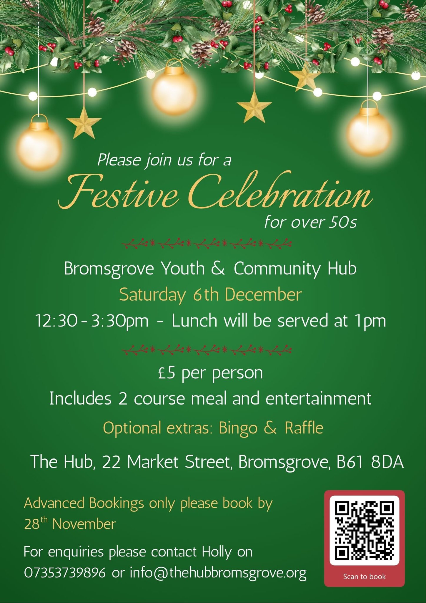 Over 50s Christmas at The Hub