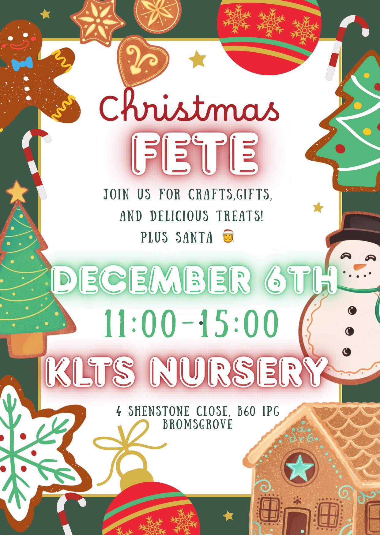 Christmas Fete at KLTS Nursery