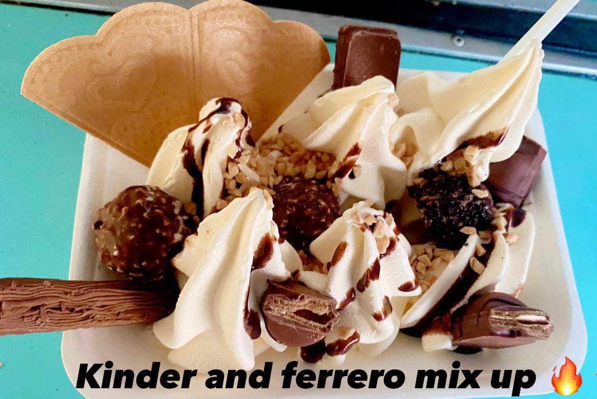 Kinder and Ferrero mix up tray