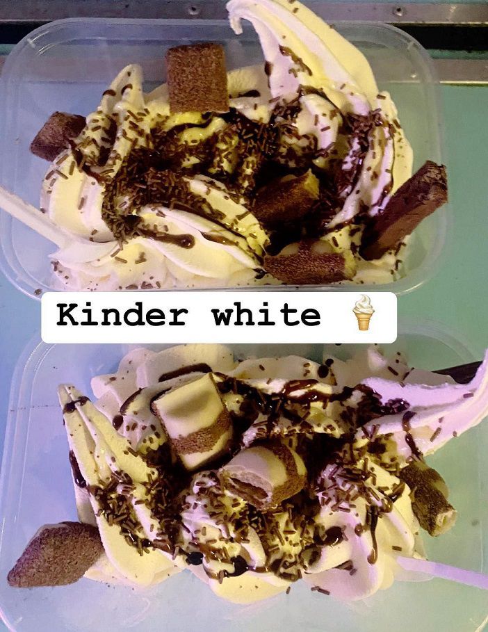 Kinder White Tray